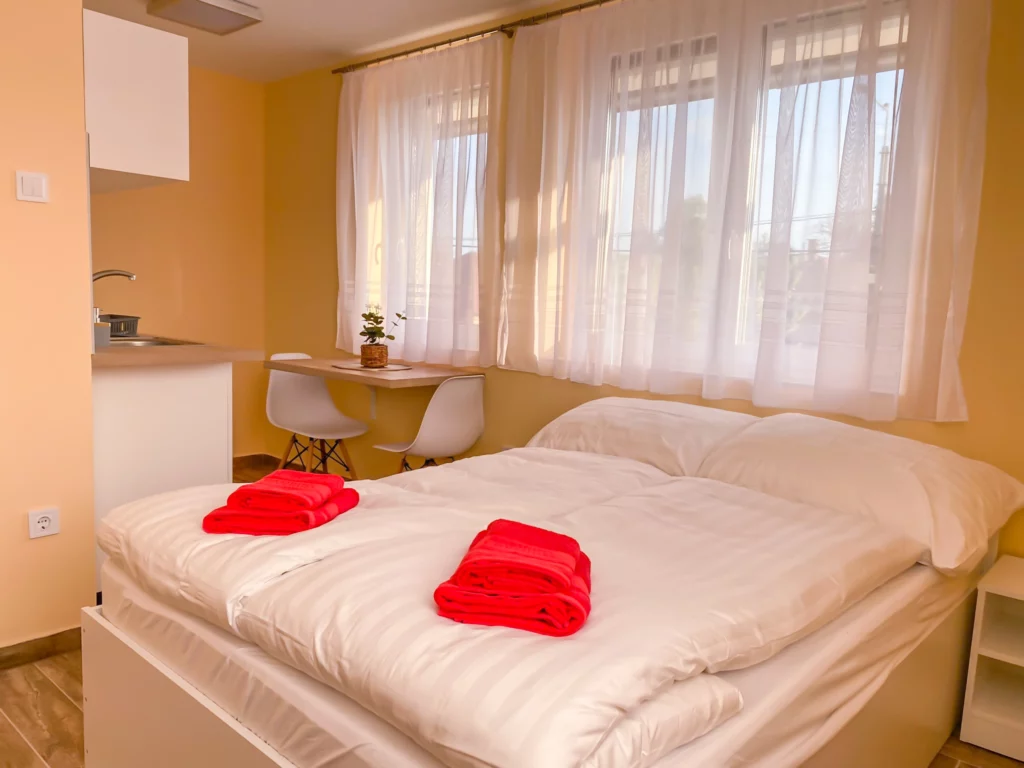 Fasor Vendégház szállás Szeged Deluxe Apartman Mediterrán Hálószoba