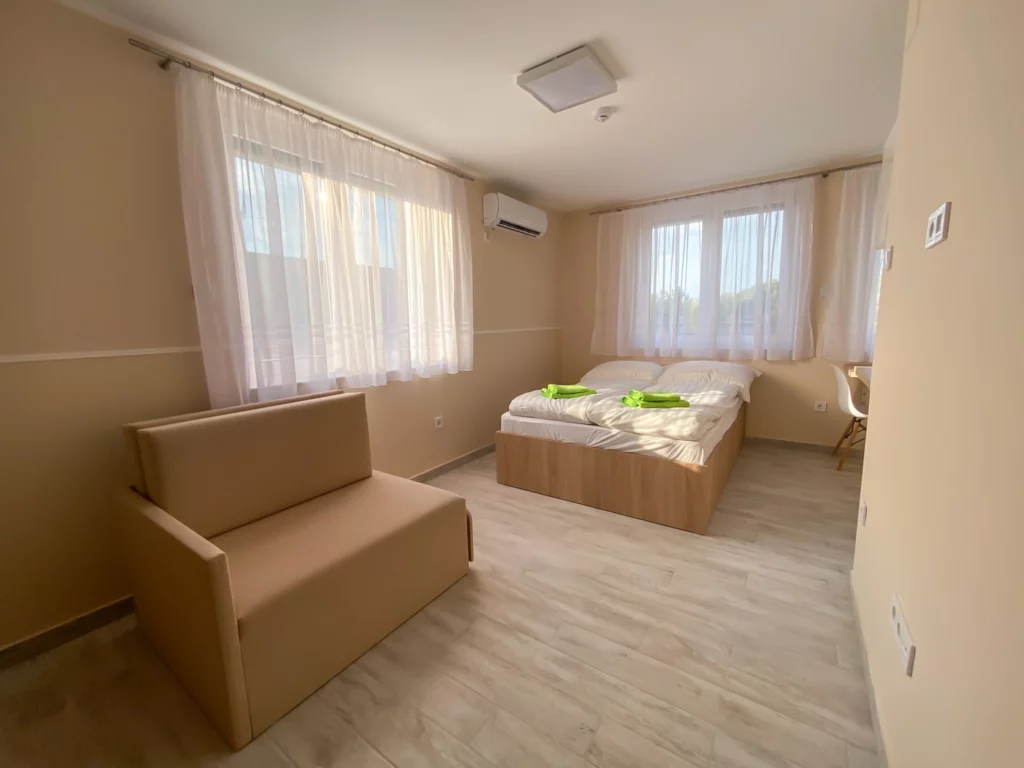 Fasor Vendégház szállás Szeged Deluxe Apartman Mediterrán Hálószoba