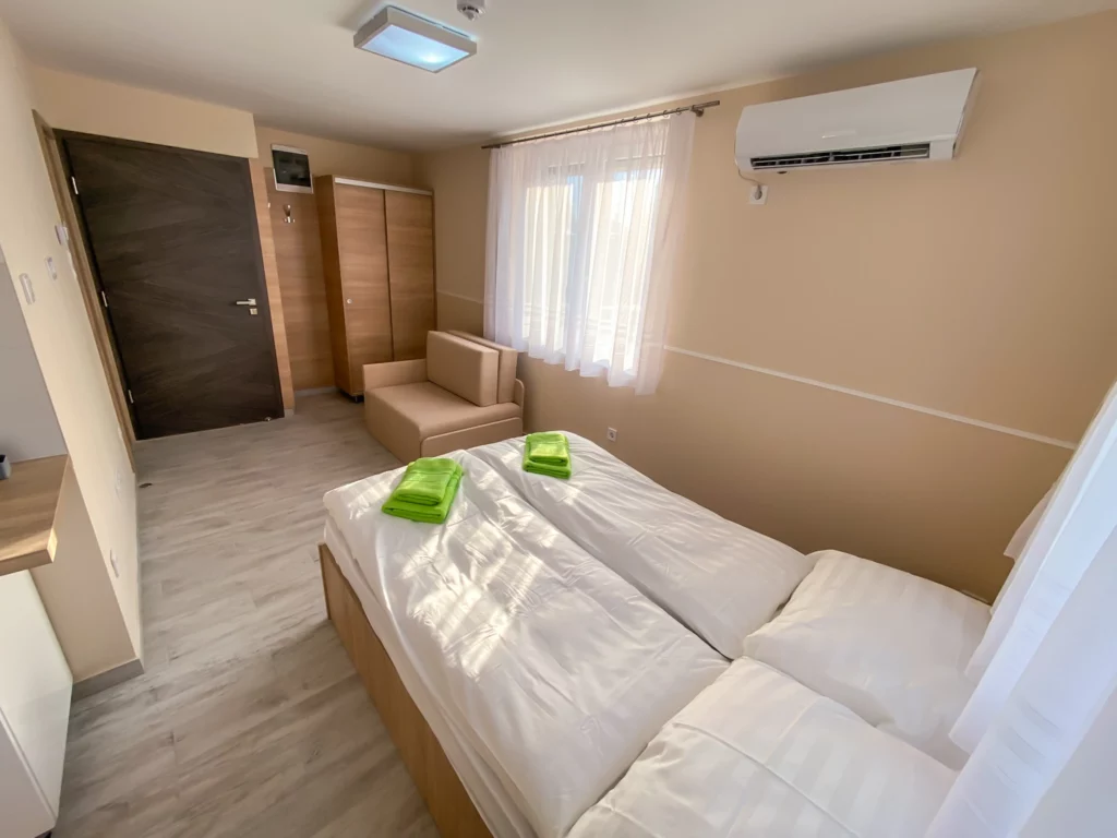 Fasor Vendégház szállás Szeged Deluxe Apartman Mediterrán Hálószoba