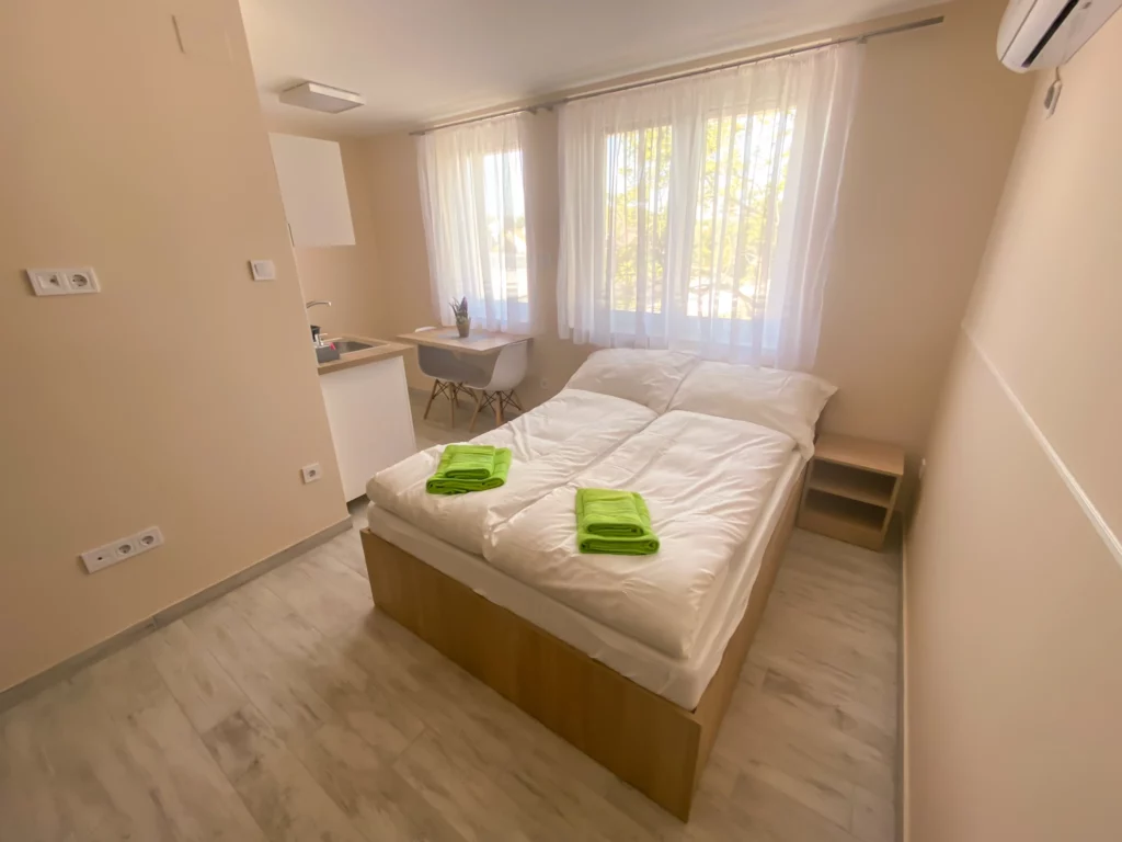 Fasor Vendégház szállás Szeged Standard Apartman Skandináv Hálószoba