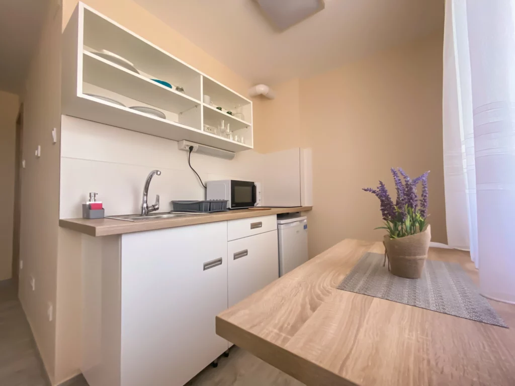 Fasor Vendégház szállás Szeged Standard Apartman Skandináv Konyha