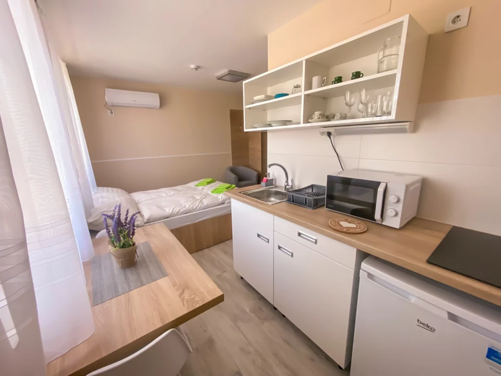 Fasor Vendégház szállás Szeged Standard Apartman Skandináv Konyha