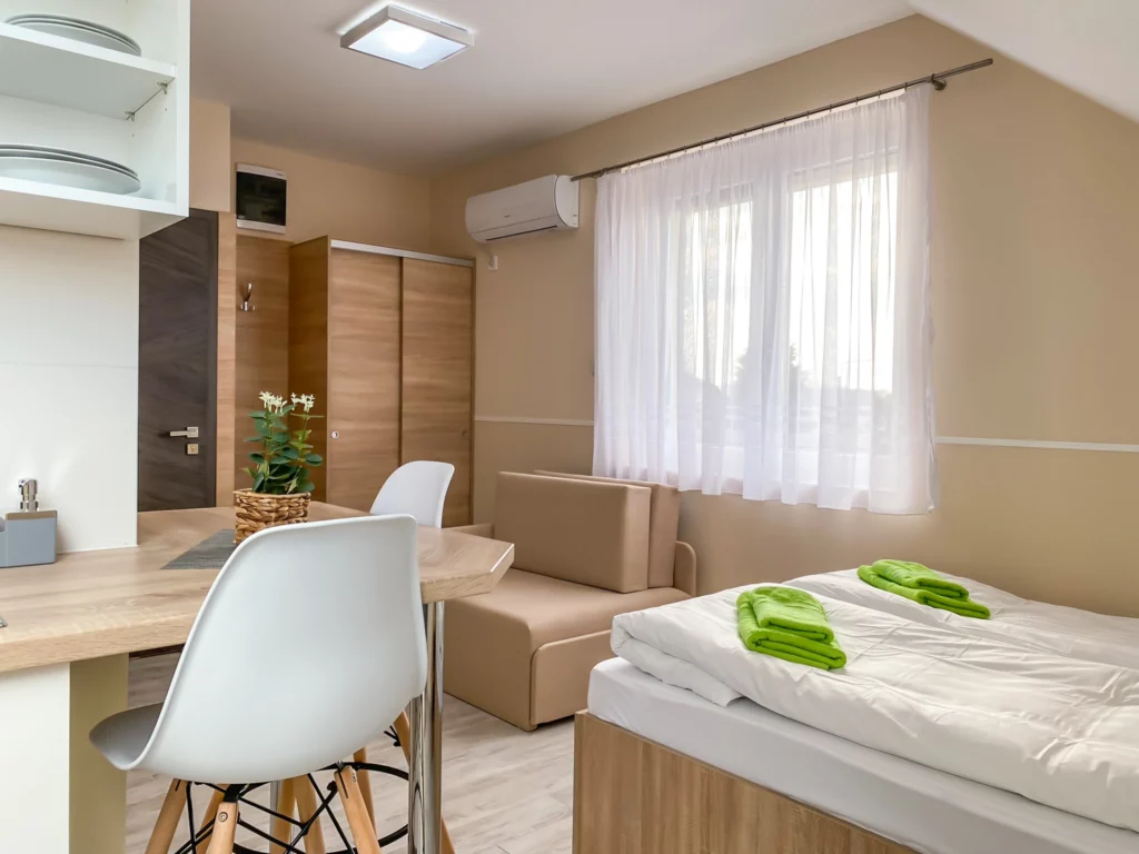 Fasor Vendégház szállás Szeged Superior Apartman Skandináv Hálószoba